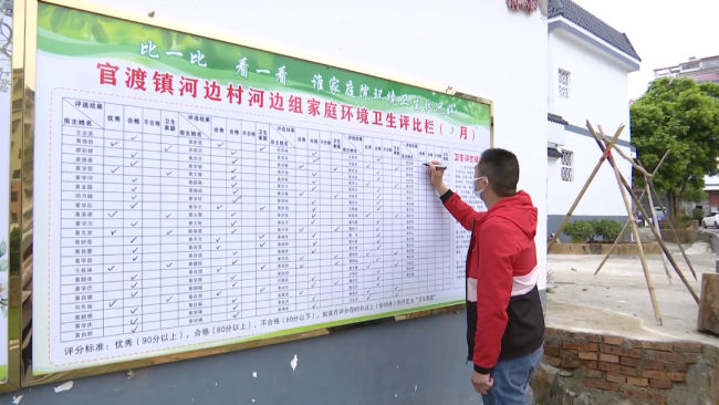河边村的卫生评比栏.png