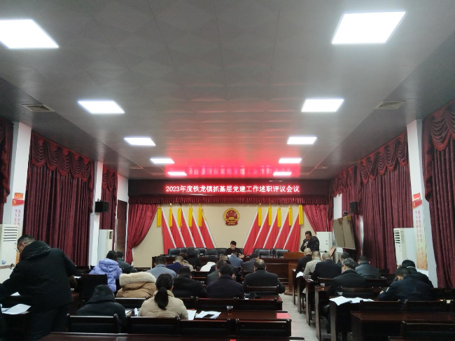 铁龙镇召开党支部书记抓基党建述职评议会.png
