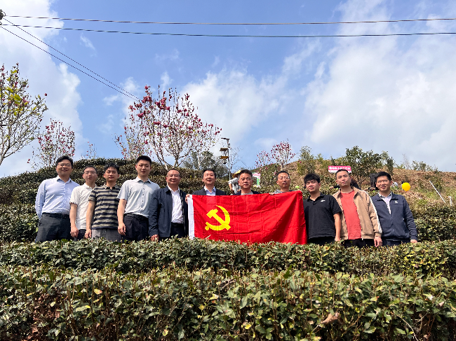 同心联建促提升,驻官渡镇帮镇扶村工作队与驻坝仔镇帮镇扶村工作队以党建共建助力茶产业发展.jpg