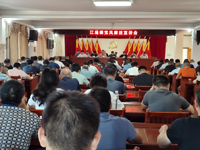 江尾镇召开党风廉政建设宣讲会.png