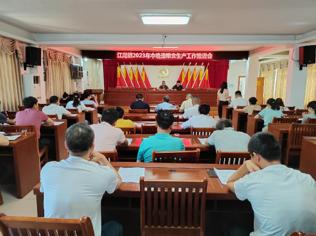 江尾镇召开2023年中晚造粮食生产工作推进会.png