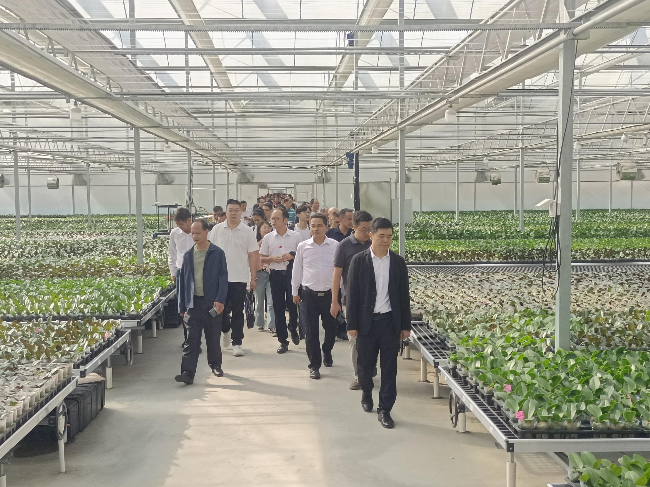 仁化县村党组织书记培训班到兰花产业园调研2.png