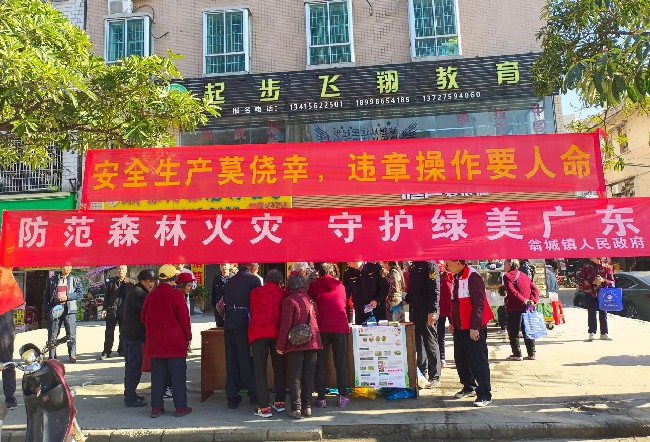 翁城镇开展冬季森林防火宣传活动.jpg