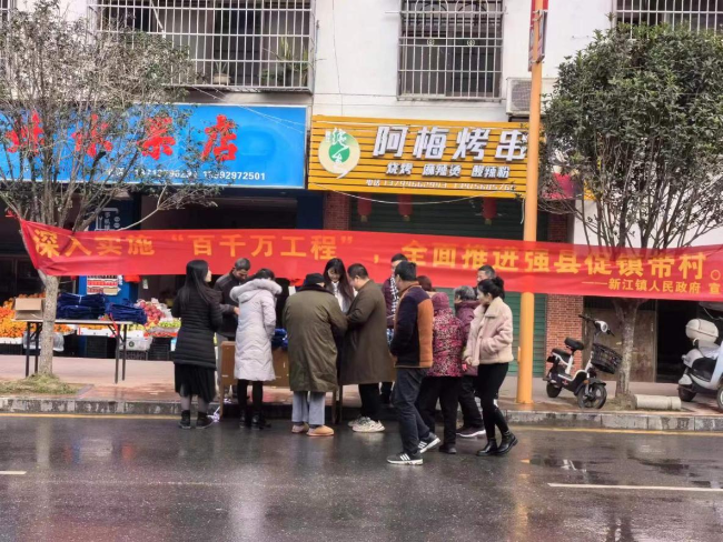 新江镇：开展“深入实施‘百千万工程’”宣传活动.png