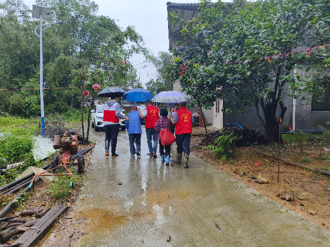 志愿服务队到村居开展防汛工作 2.jpg