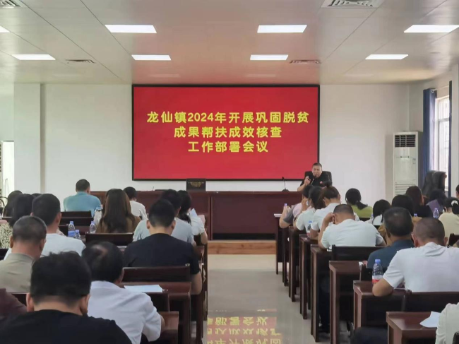 龙仙镇2024年开展巩固脱贫成果帮扶成效核查工作部署会议.png