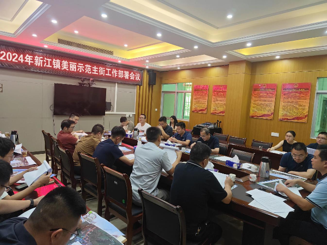新江镇扎实推进美丽示范主街建设工作.png