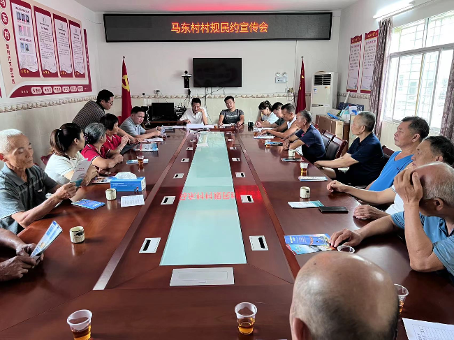 翁城镇马东村：村规民约“约”出美丽乡村新画卷.png