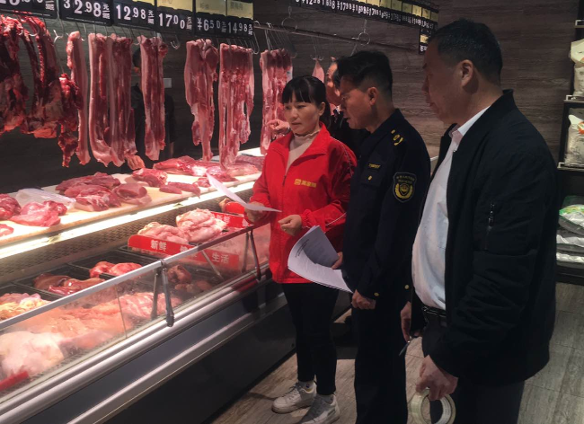 江尾镇：强化肉类市场监管，筑牢食品安全.png